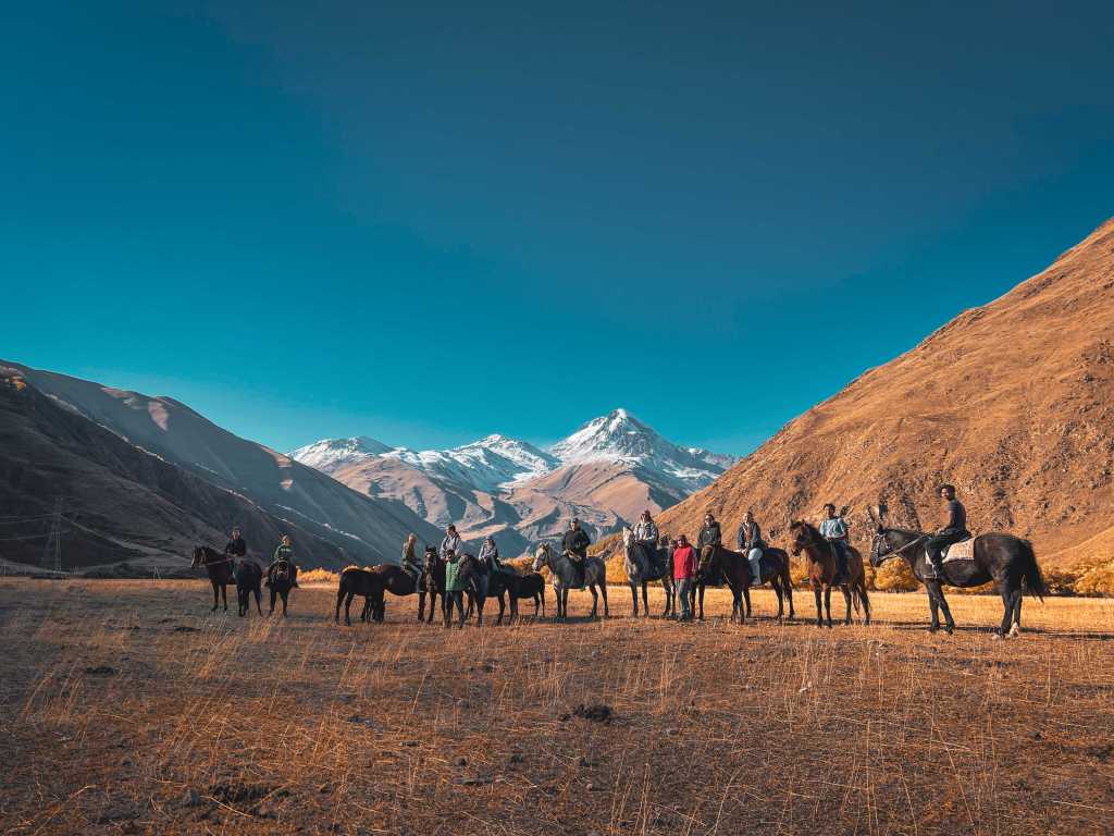 Kazbegi Caucasus mountains